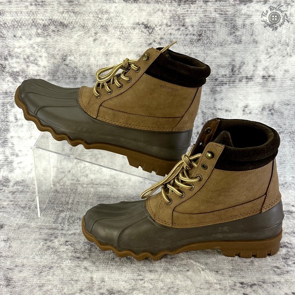 Sperry Brown and Black Men's Boots - Picture 2 of 8